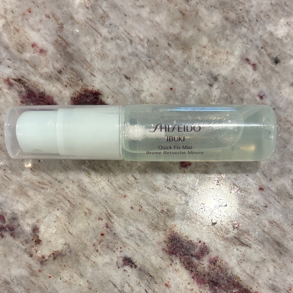 New Shiseido Ibuki Quick Fix Mist - Clear and White Travel Spray